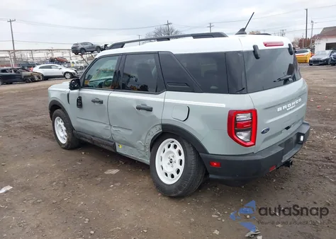 2024 Ford Bronco Sport Heritage z USA, uszkodzony, nr VIN 3FMCR9G67RRF55506